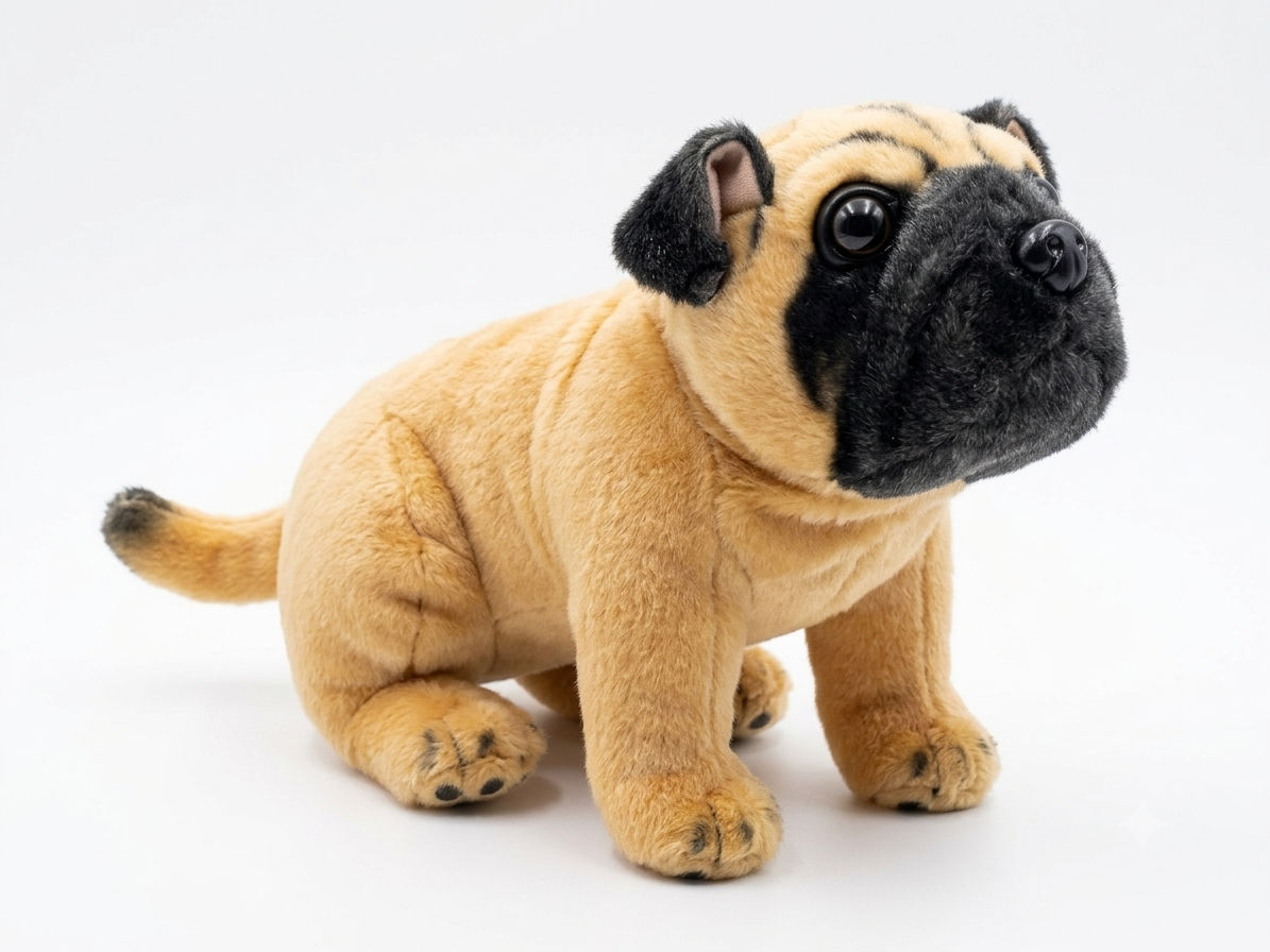 Buy Adorable Plush Pug Puppy Soft Toy Online | NVM Toys