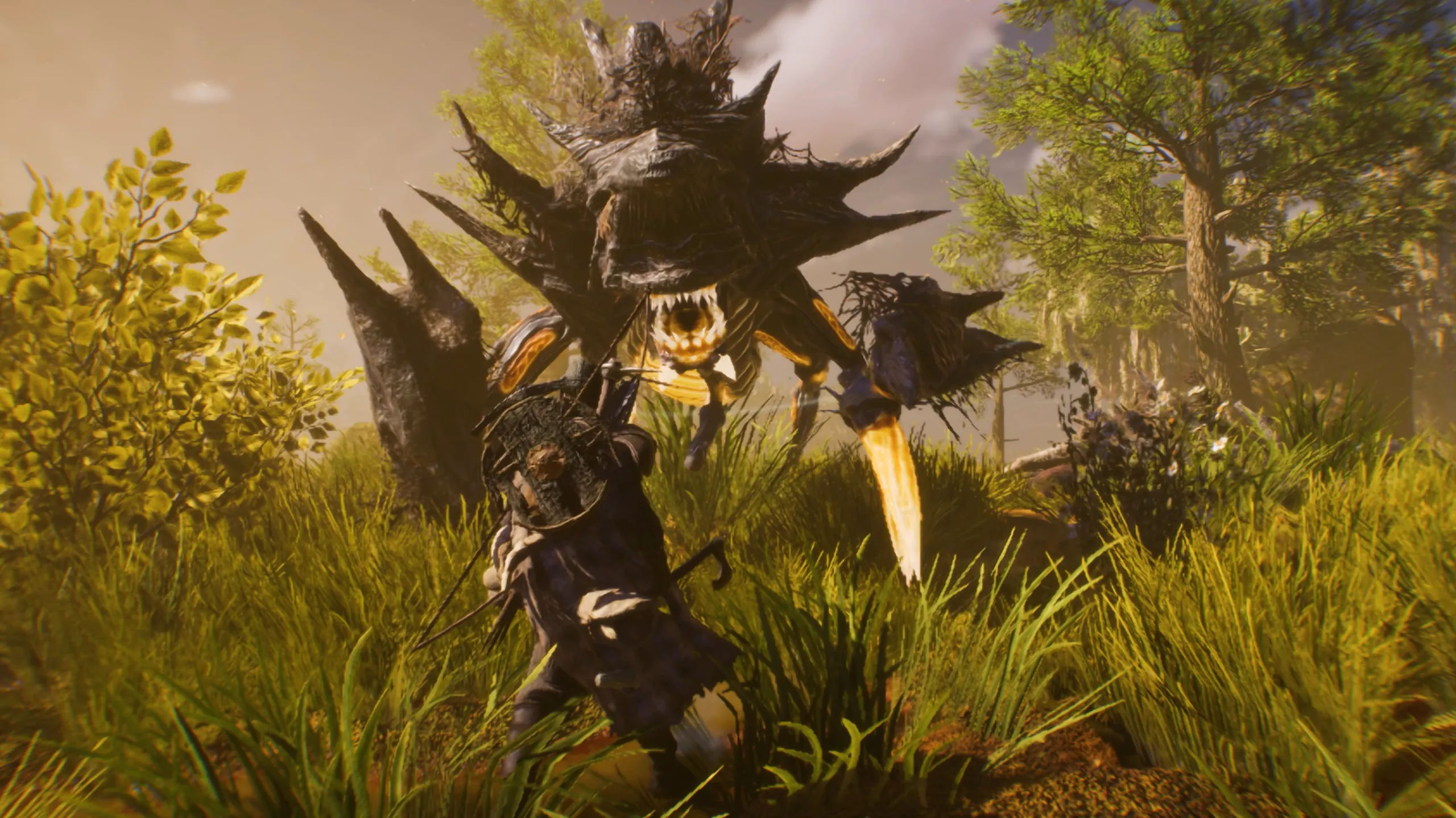 ASKA King Crawler boss fight
