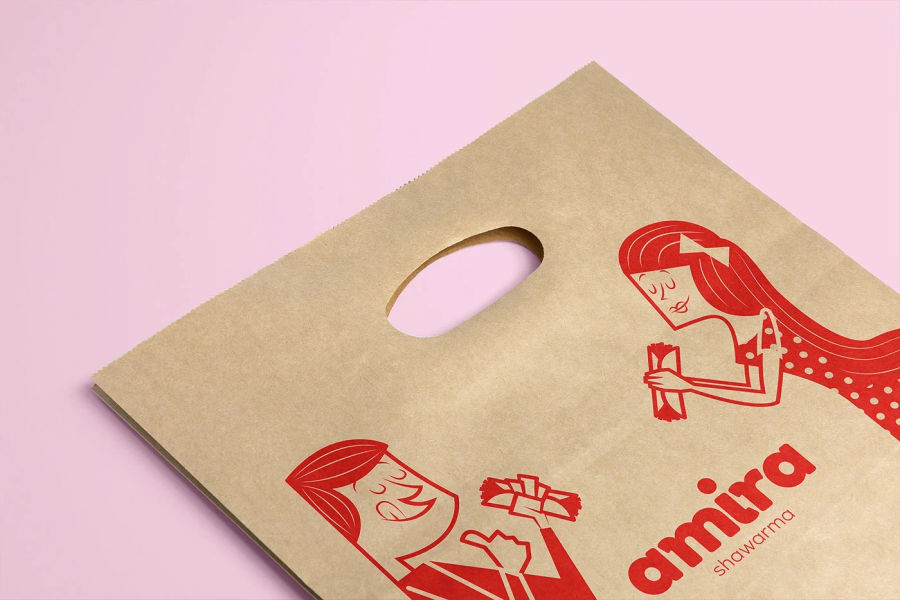 Amira Shawarma - Branding
