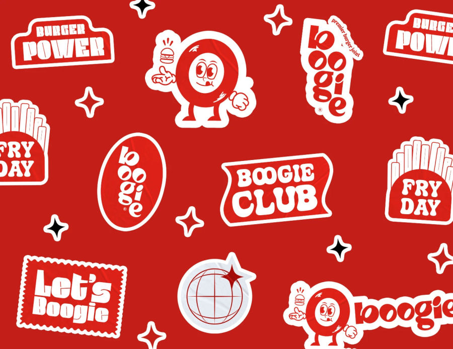 Boogie - premier burger joint | Branding