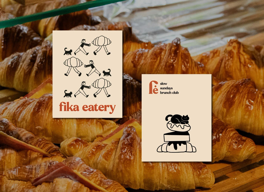 Fika Eatery branding