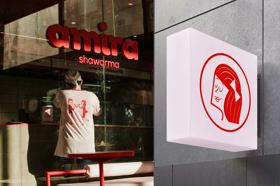 Amira Shawarma - Branding