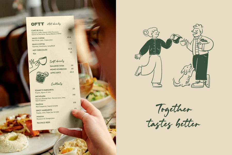 One for the Table | Brand Identity | Cafe
