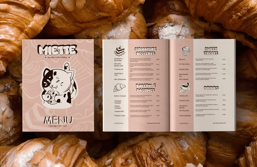 Miette — Coffee & Bakery Brand Identity