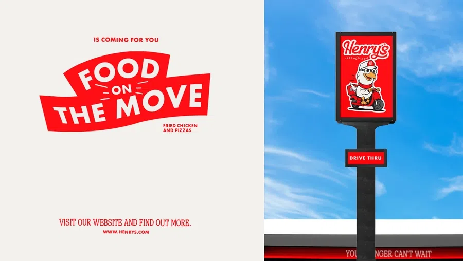Henry's - food on the move | Branding
