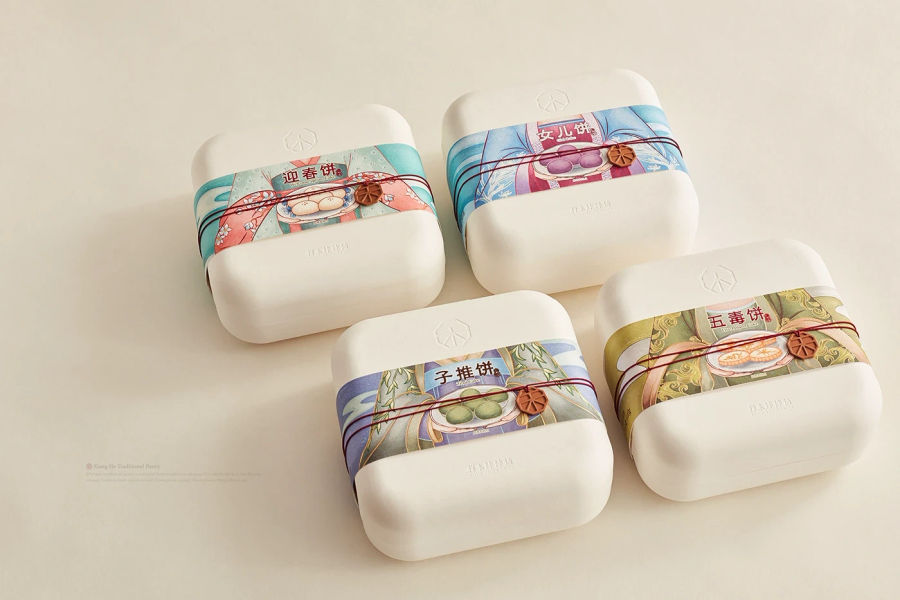 【祥禾饽饽铺】时令糕点包装 Tradition cake packaging