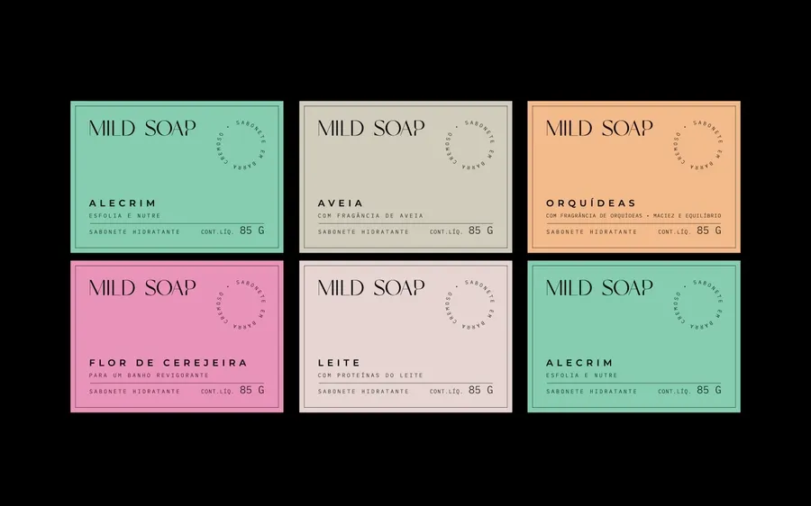 Mild Soap - Handmade Soap Packaging