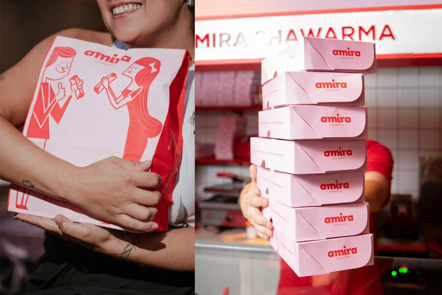 Amira Shawarma - Branding