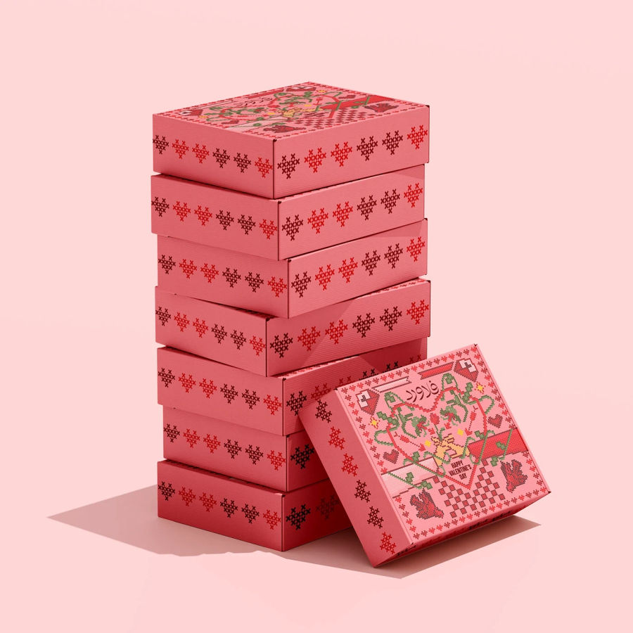 FLOWARD Valentine’s Day Packaging