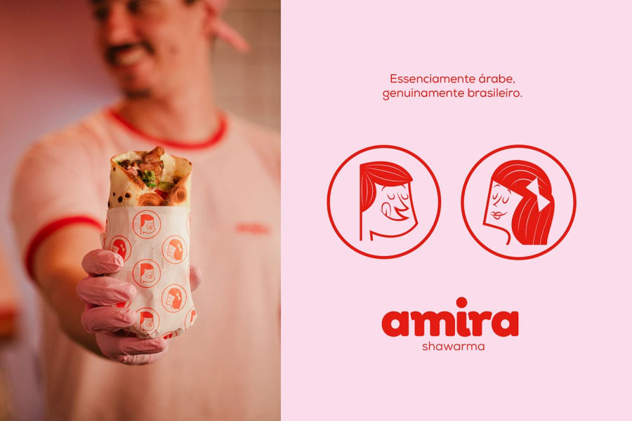 Amira Shawarma - Branding