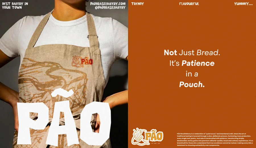PÃO — Visual Identity & Bakery Branding