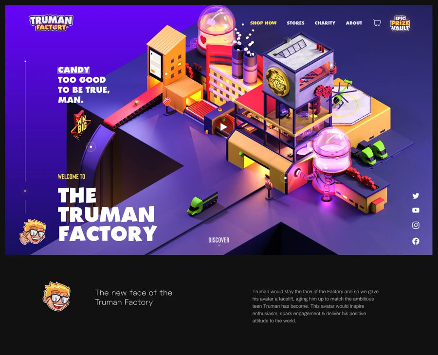 Truman Factory - Full Brand Development