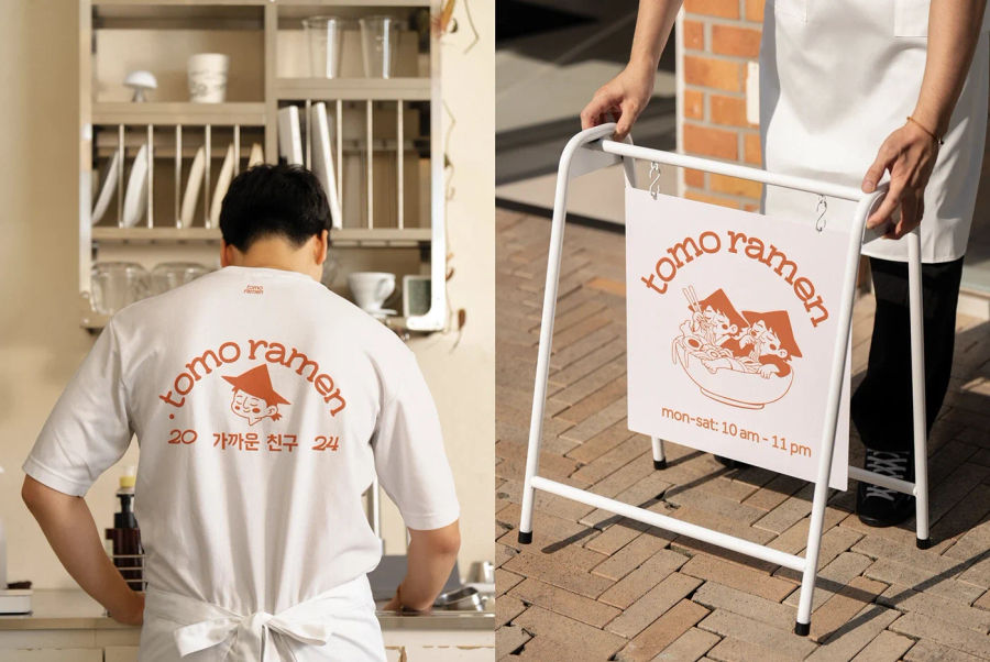 TOMO / Brand Identity of an asian restaurant cafe