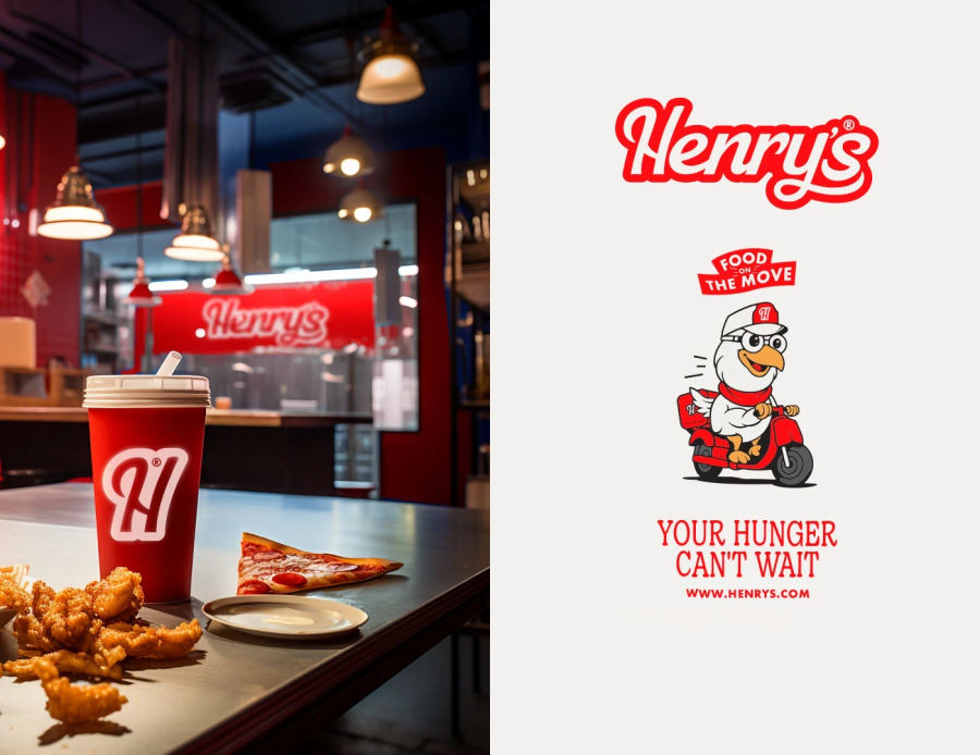 Henry's - food on the move | Branding