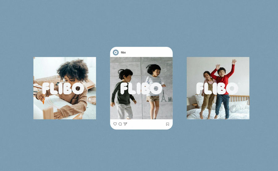 FLIBO® | Children's footwear | Logo & Packaging Design