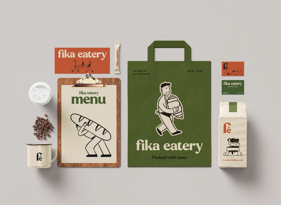 Fika Eatery branding
