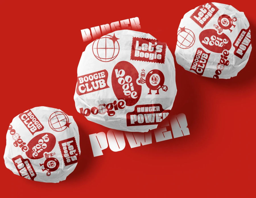 Boogie - premier burger joint | Branding