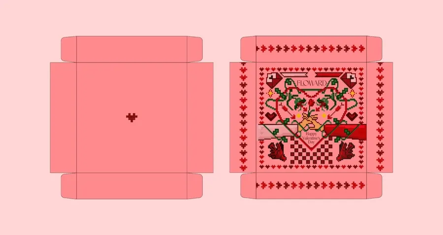 FLOWARD Valentine’s Day Packaging