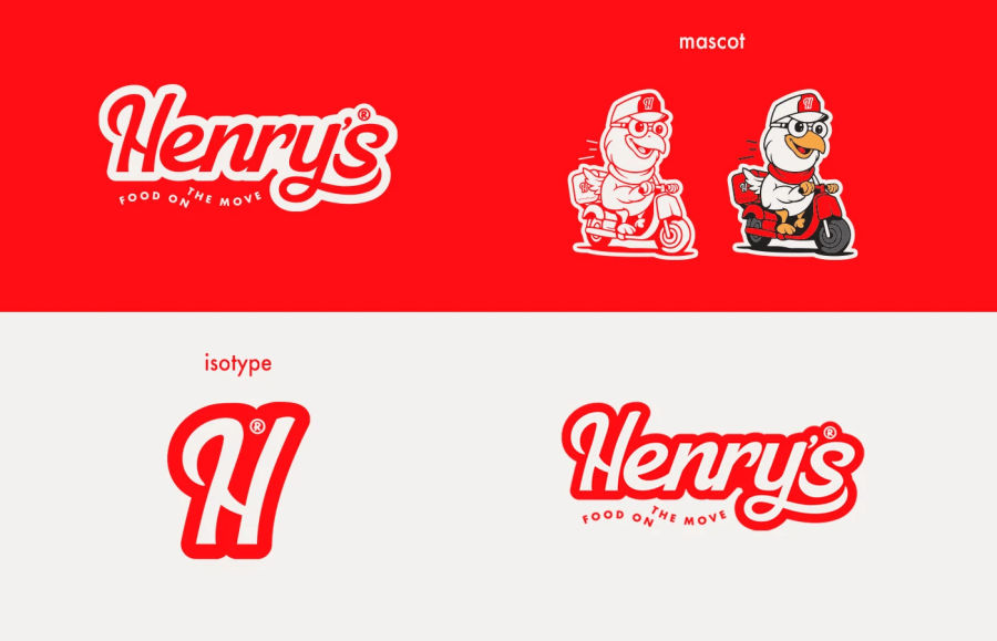Henry's - food on the move | Branding