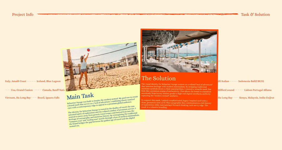 Sebastian Voyage I Travel Tourism Agency Branding