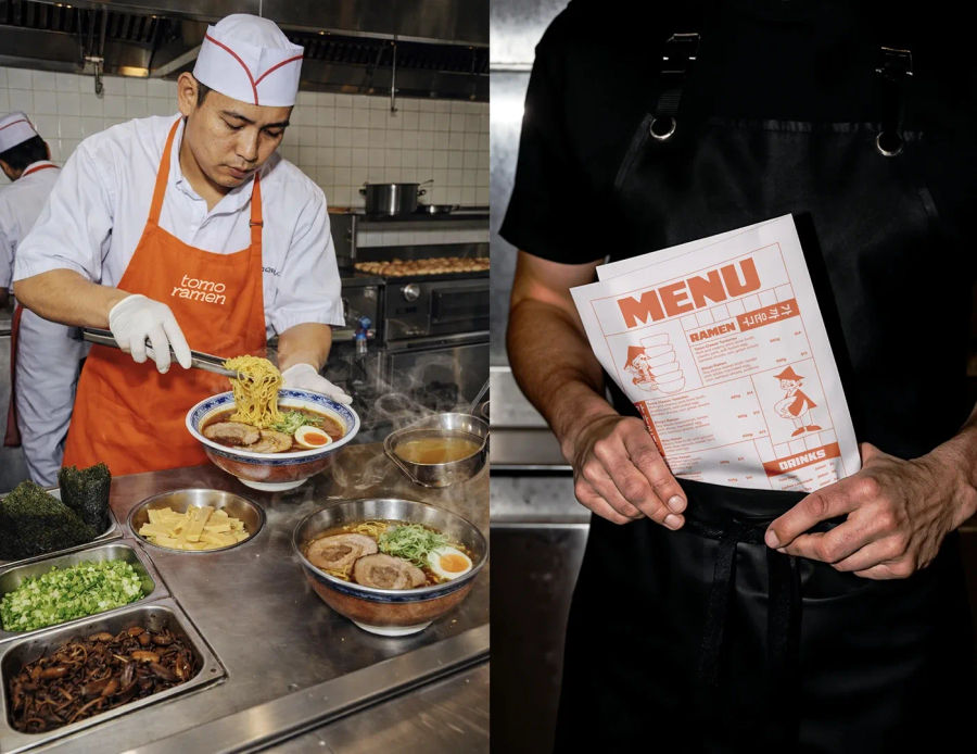 TOMO / Brand Identity of an asian restaurant cafe