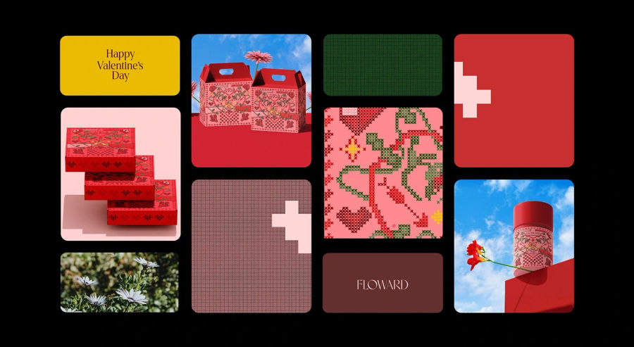 FLOWARD Valentine’s Day Packaging