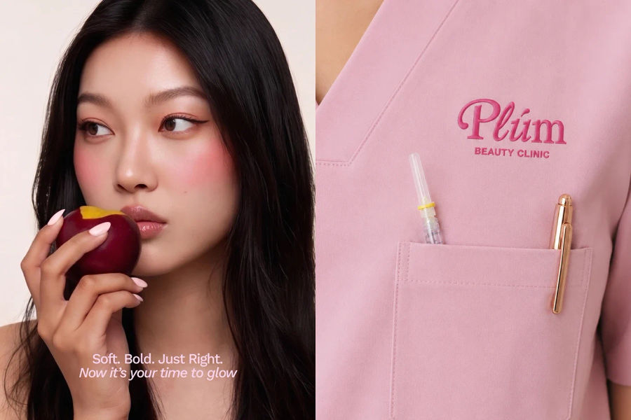 PLÜM | Beauty Clinic Branding & Visual Identity