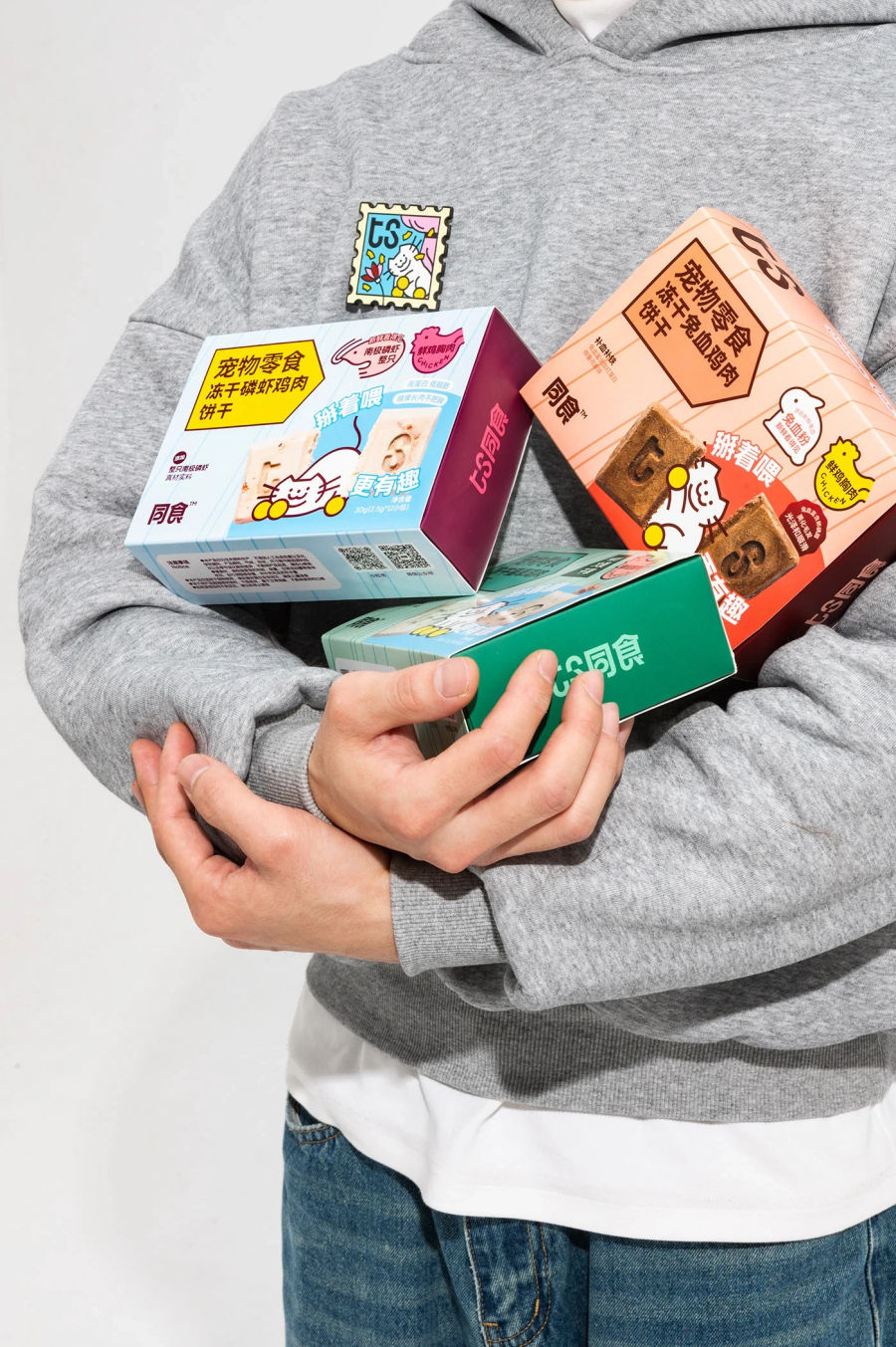 ts同食品牌系统&掰掰饼干系列包装设计 Pet Food Brand&Packaging Design