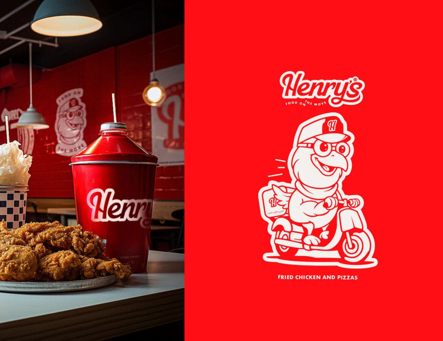 Henry's - food on the move | Branding