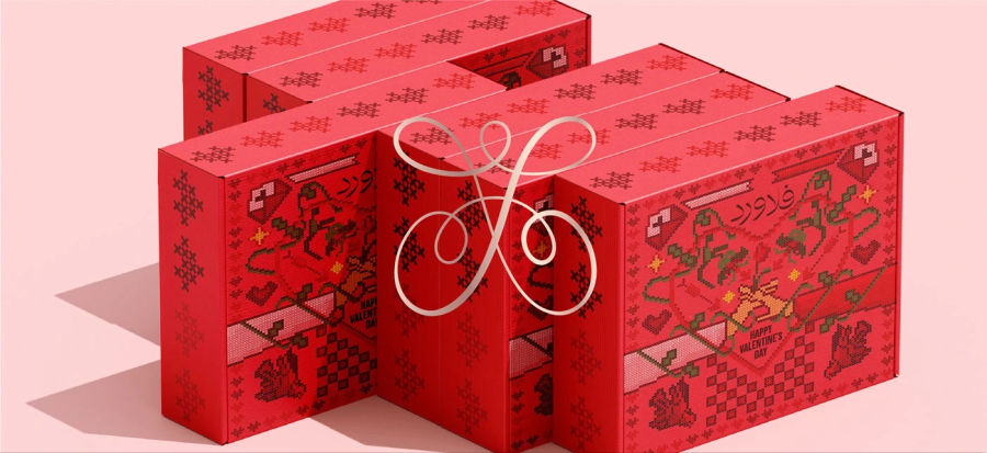 FLOWARD Valentine’s Day Packaging