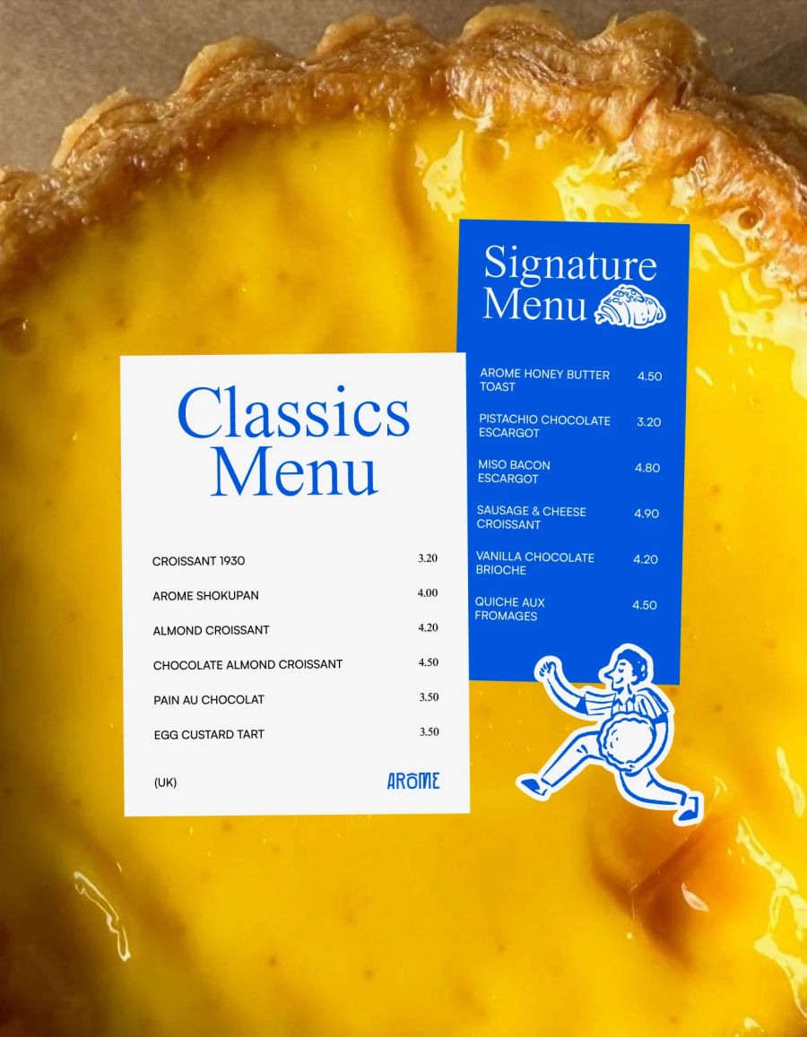 Arome Visual Identity & Bakery Branding