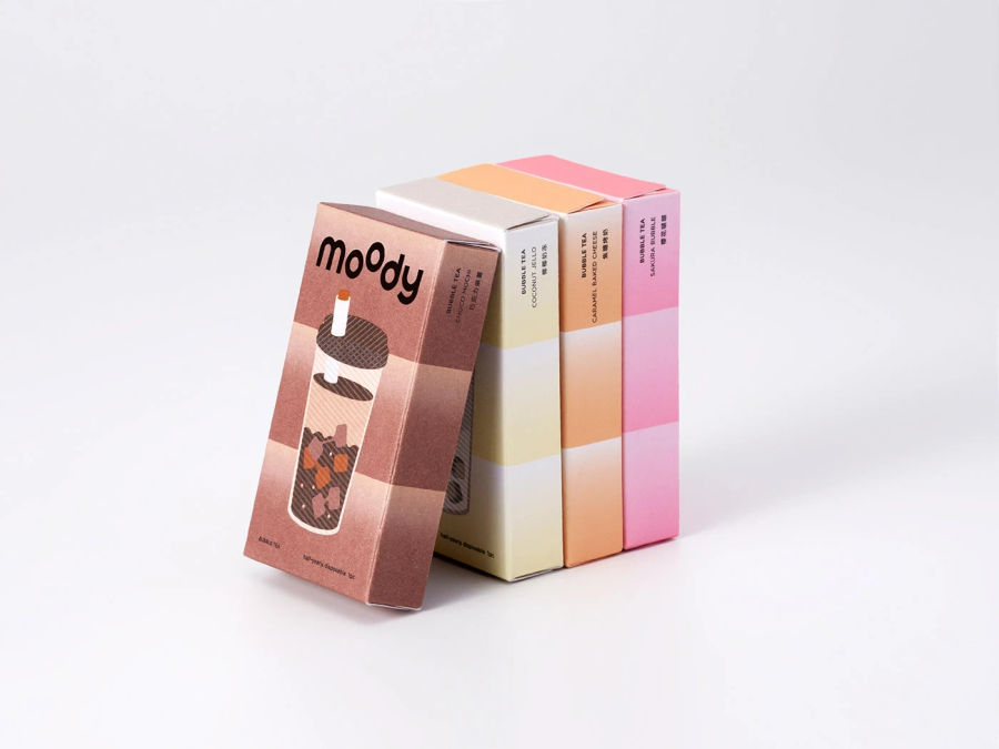 moody bubble tea ｜包装及产品设计