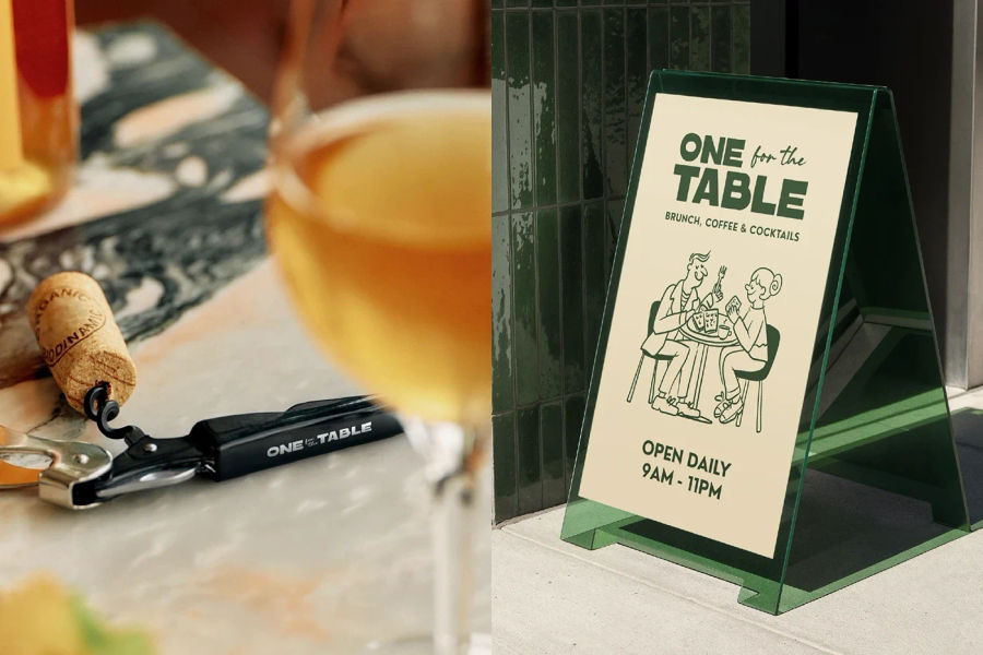 One for the Table | Brand Identity | Cafe