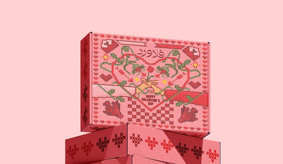 FLOWARD Valentine’s Day Packaging