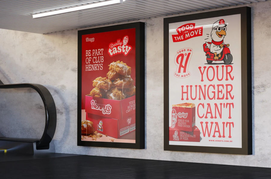 Henry's - food on the move | Branding