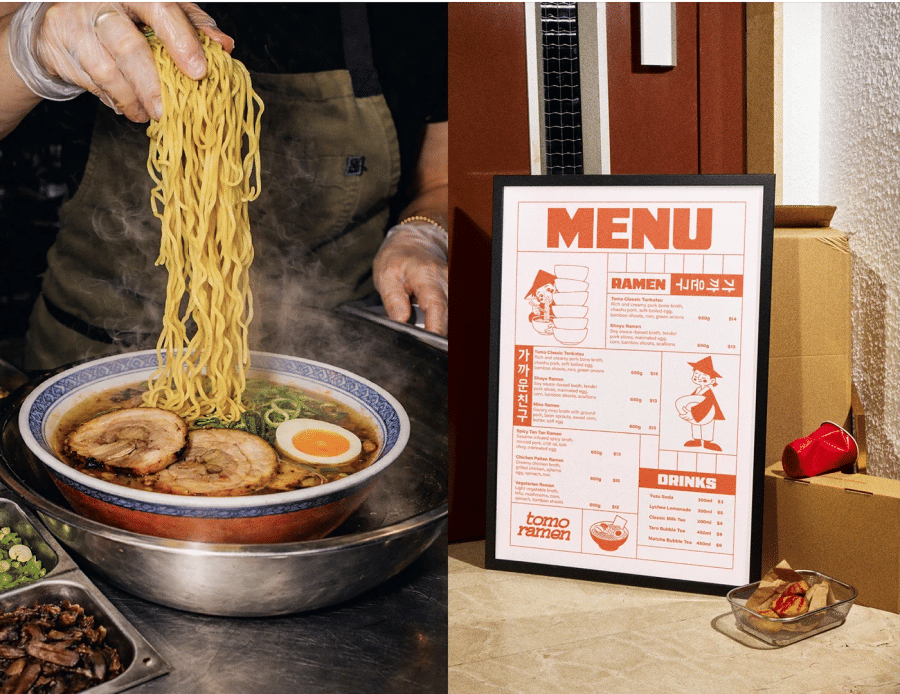 TOMO / Brand Identity of an asian restaurant cafe