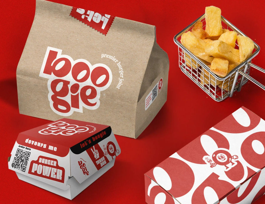 Boogie - premier burger joint | Branding