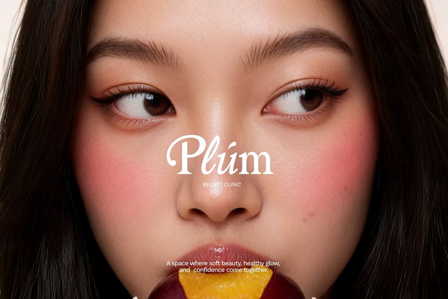 PLÜM | Beauty Clinic Branding & Visual Identity