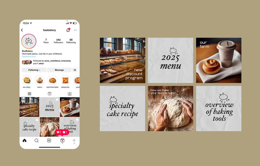 BaaBakery / brand identity