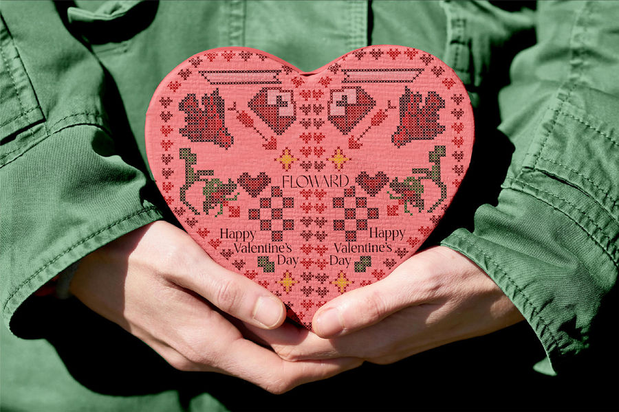 FLOWARD Valentine’s Day Packaging