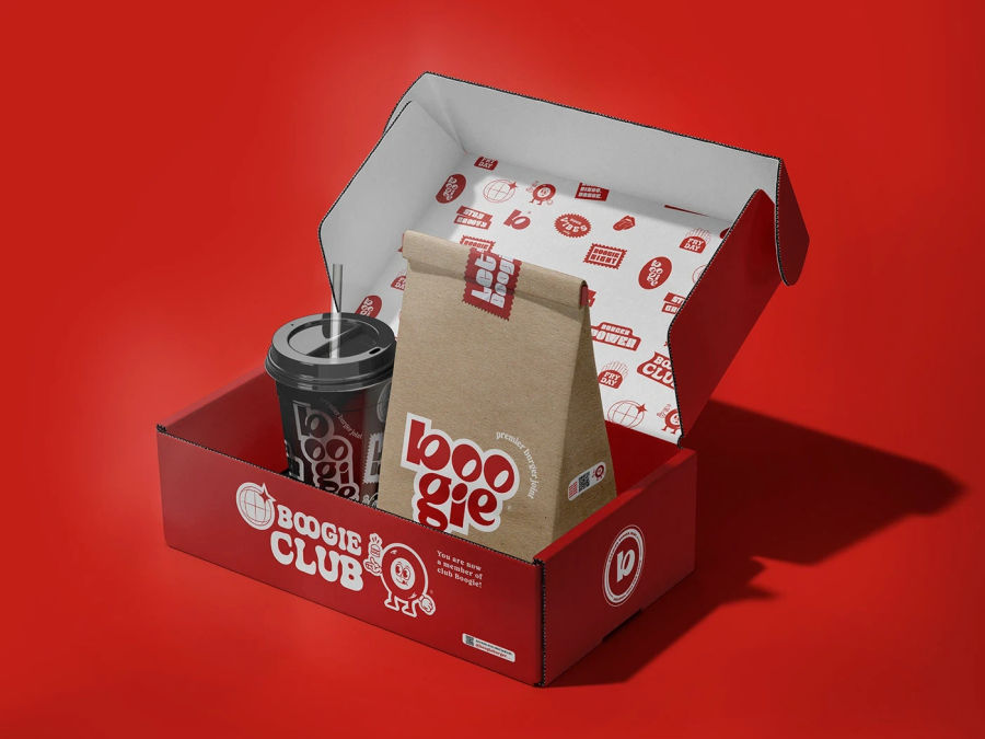 Boogie - premier burger joint | Branding