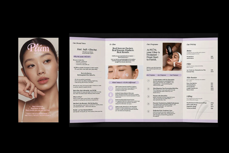 PLÜM | Beauty Clinic Branding & Visual Identity