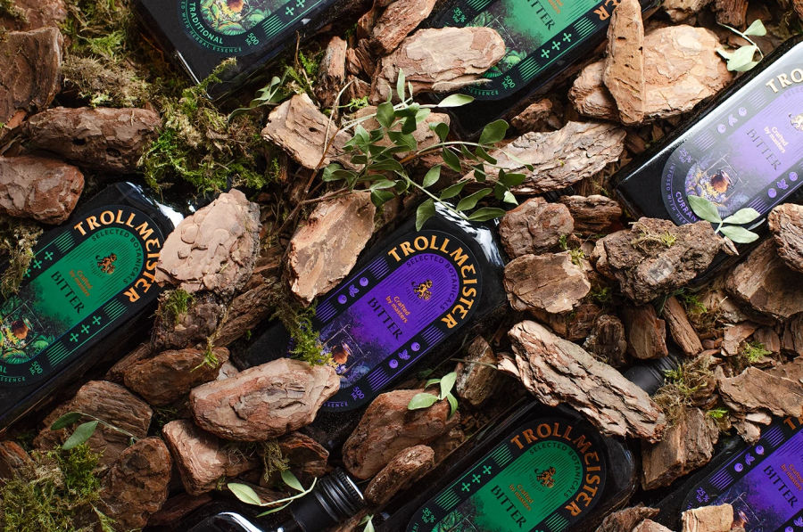 Trollmeister Bitters Packaging Design