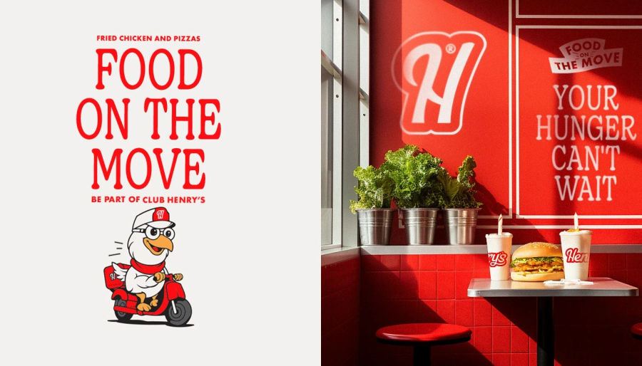 Henry's - food on the move | Branding