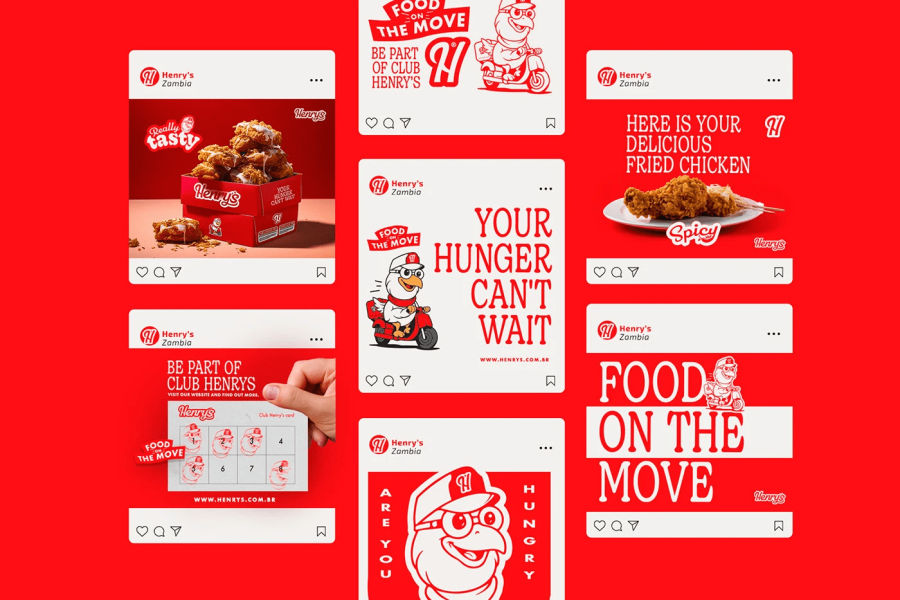 Henry's - food on the move | Branding