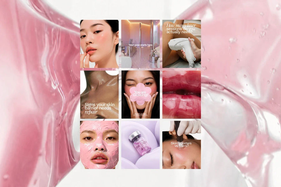 PLÜM | Beauty Clinic Branding & Visual Identity