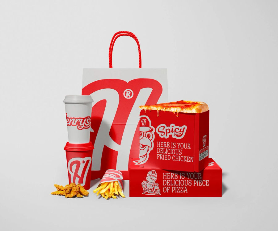 Henry's - food on the move | Branding