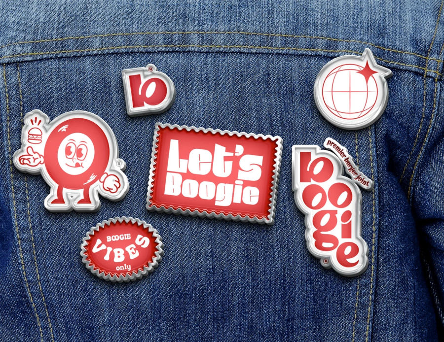 Boogie - premier burger joint | Branding