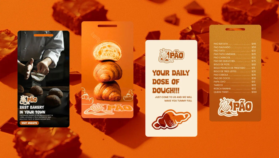 PÃO — Visual Identity & Bakery Branding