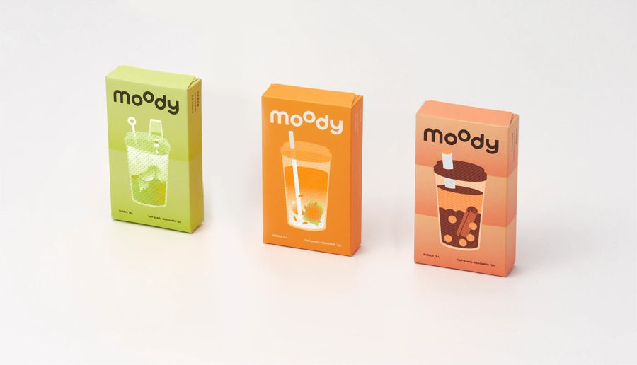 moody bubble tea ｜包装及产品设计